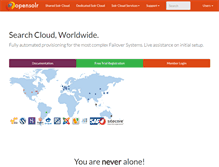 Tablet Screenshot of opensolr.com
